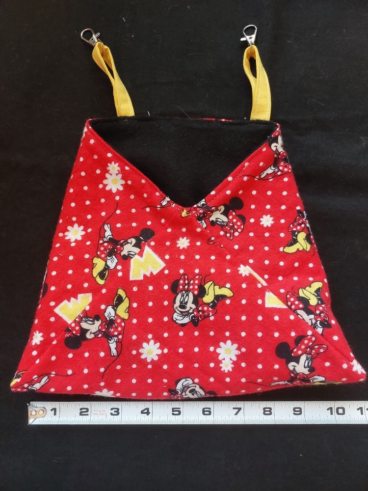 Ferret Corner Sack - Flannel Minnie Mouse Pattern