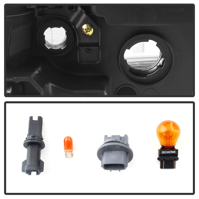 [Halogen Model] For 2009-2014 Maxima Headlights Headlamps Replacement Left+Right