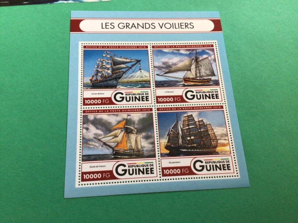 Guinea Ships 2 mint never hinged stamps sheets A16973