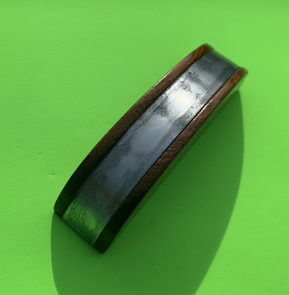 Antique Hardware Walnut Wood Art Deco Drawer Bin Pull Cabinet Handle 3” Centers