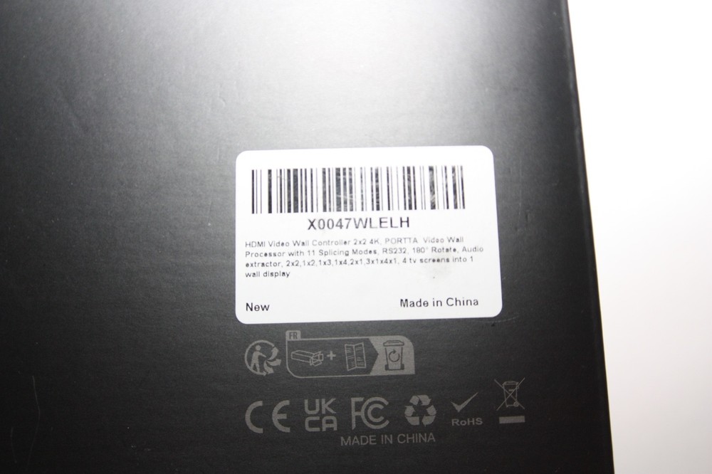 2x2 Video Wall Controller 4K HDMI Processor 4-Channel Splicing Portta