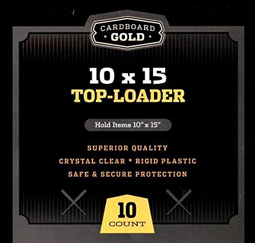 Cardboard Gold 10x15 Toploaders - Pack