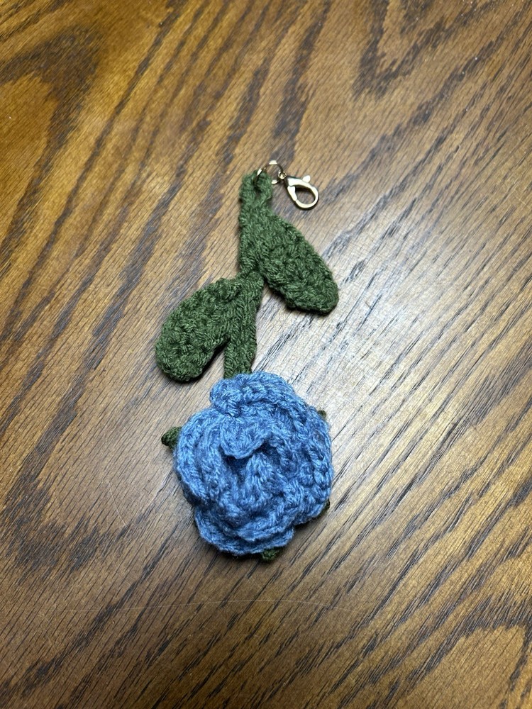 Crochet Flower Bag Charms