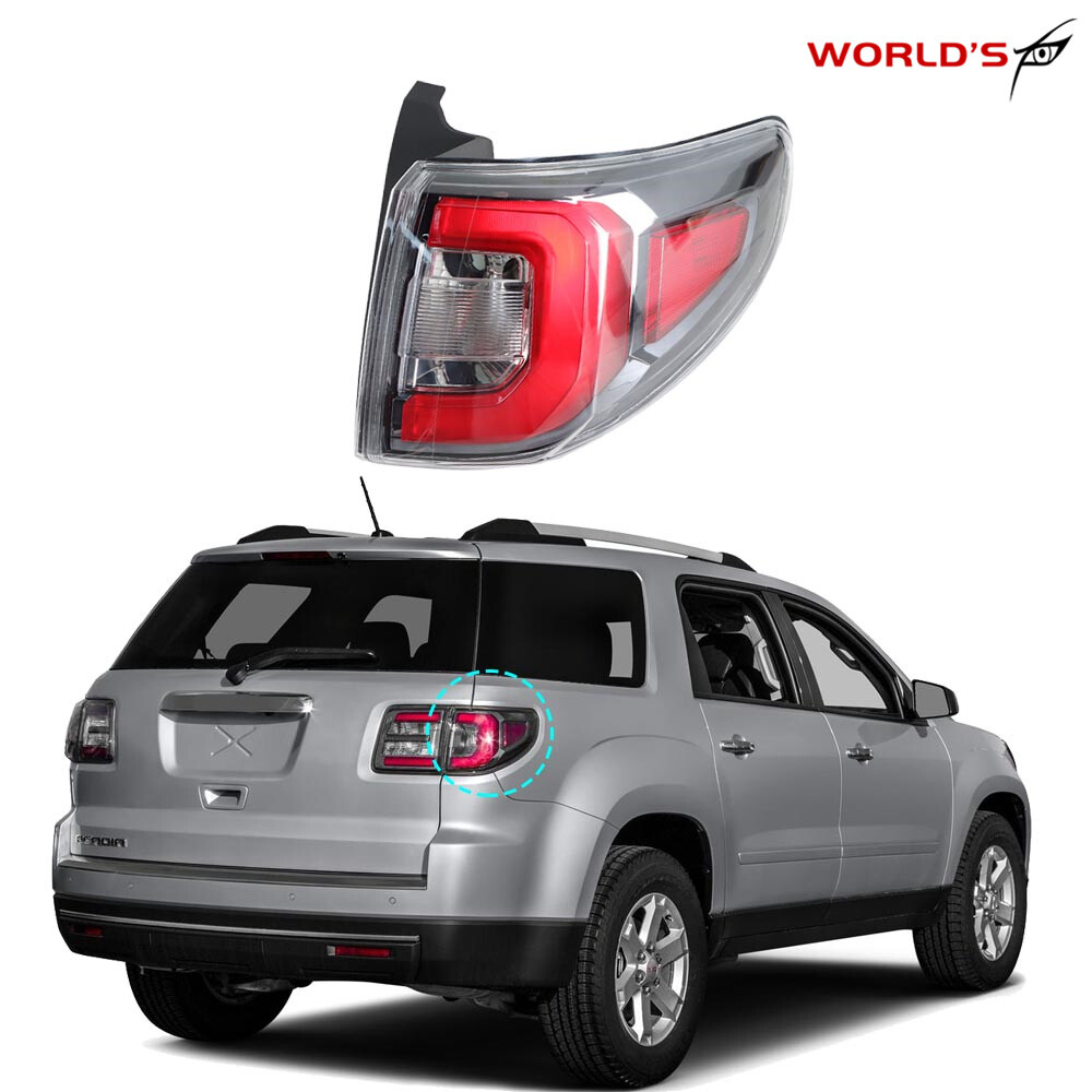 Passenger Right Side Tail Light Fit For 2013-2016 GMC Acadia Rear LED Brake Lamp