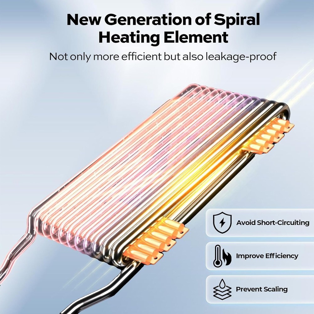 ORBEK 18KW Electric Tankless Water Heater Instant Hot Boiler for Whole House