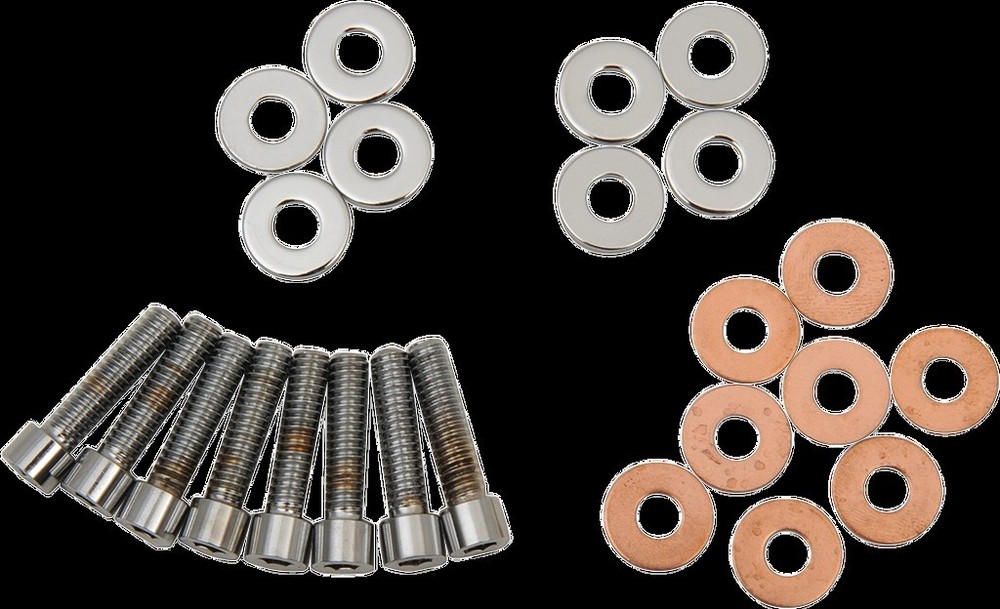 Drag Bolt Kit, Rocker Box, Socket-Head, Smooth, Harley Davidson Evolution EVO