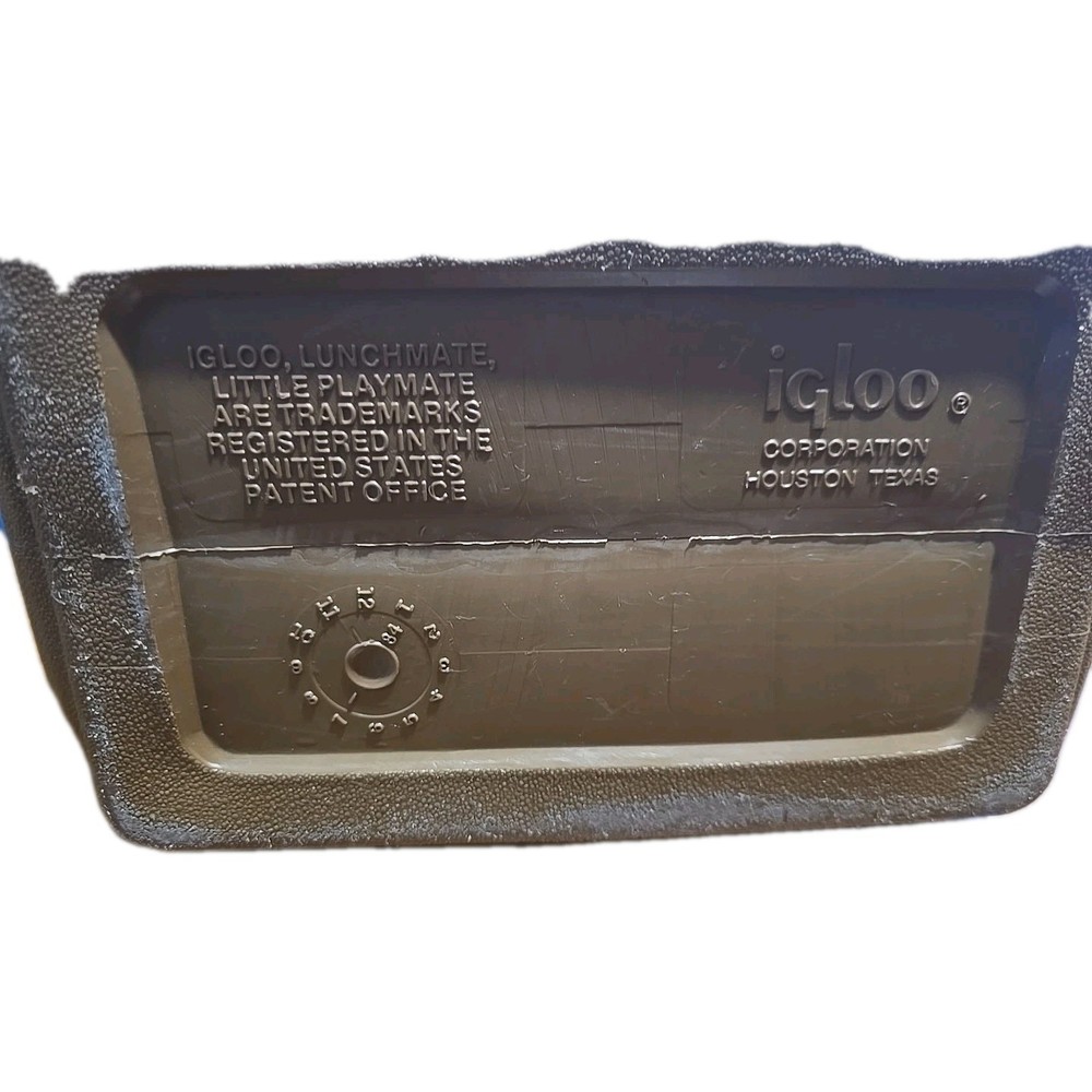Igloo Lunchmate Brown Cooler 1984