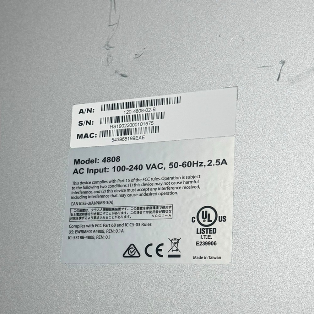 AT&T EdgeWater EdgeMarc 4808 Multi-Service Gateway