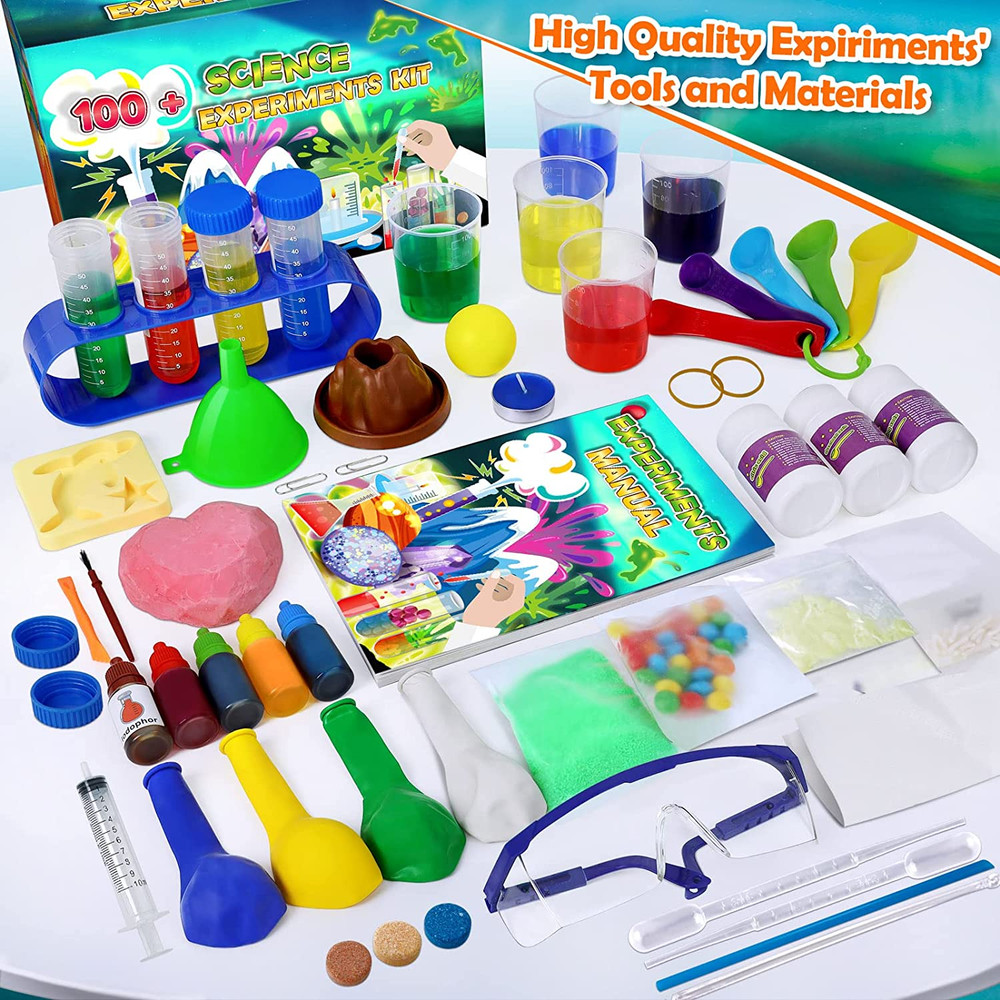 100+ Science Lab Experiments Kit for Kids - Educational Learning Toy