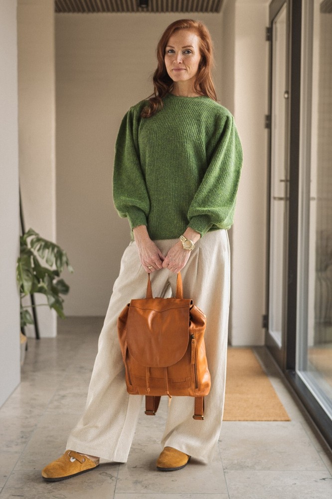 MUUD GIMO leather backpack, project bag, rucksack