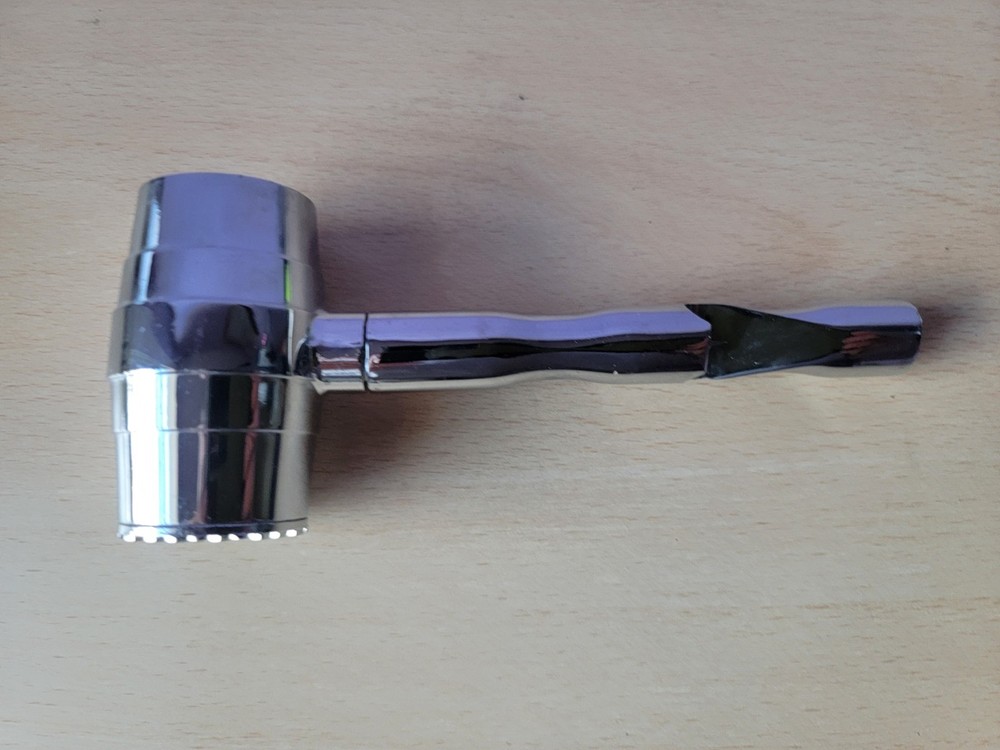 Silver Elegant "HAMMER" Themed Stainless 4-In-1 Multi Tool Barware Set