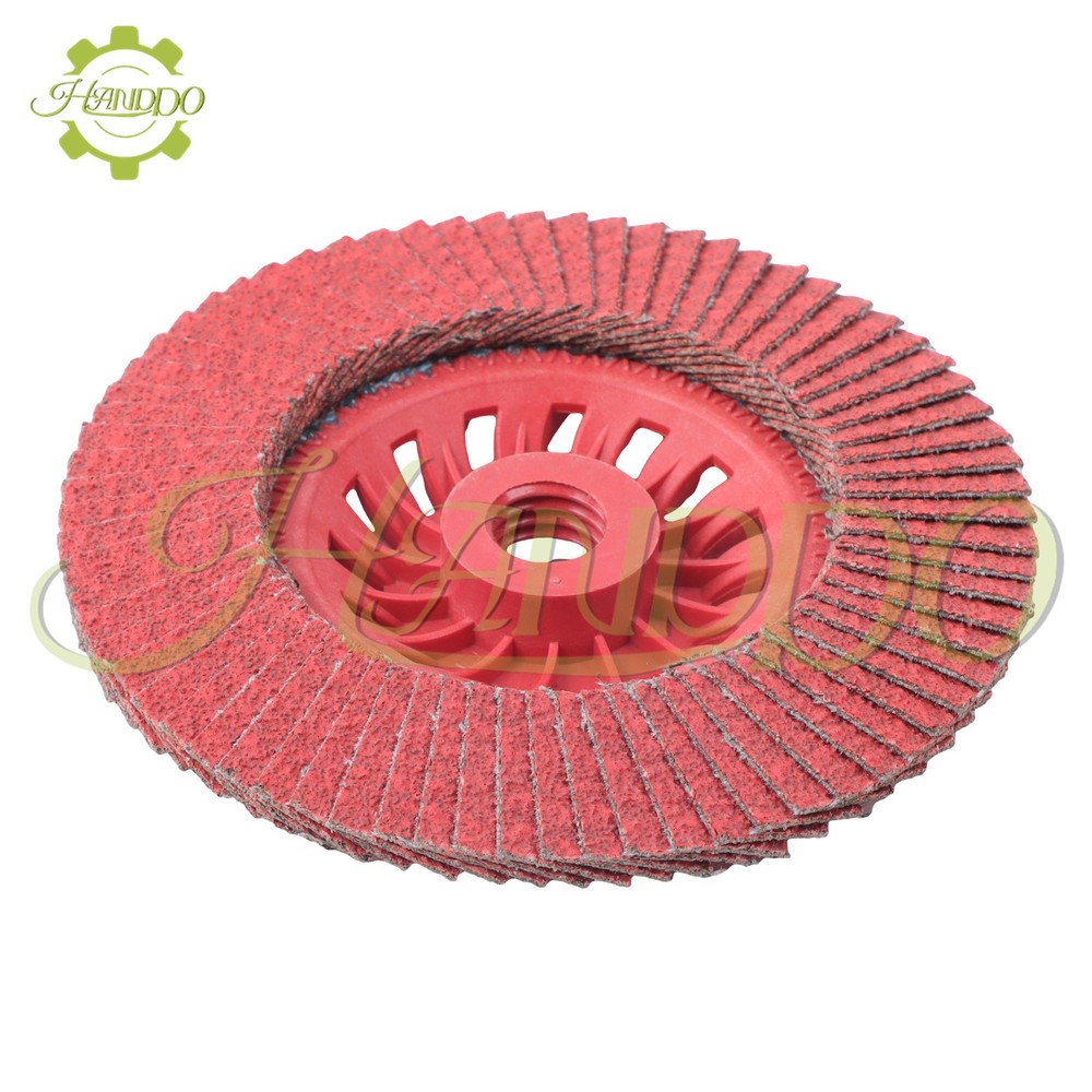 10Pack 4-1/2"×7/8'' T29 60 Grit Ceramic Discs Work with Universal Angle Grinders