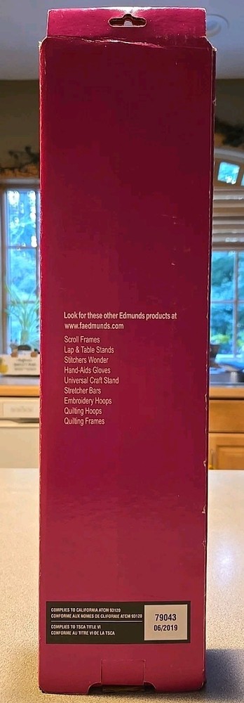 Frank A. Edmunds Sit-On Needlework Frame 9" x 18" 2941