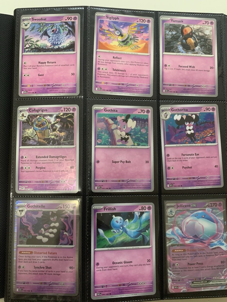 Pokemon White Flare Complete Base Set ( No Binder) C/UC/R/EX