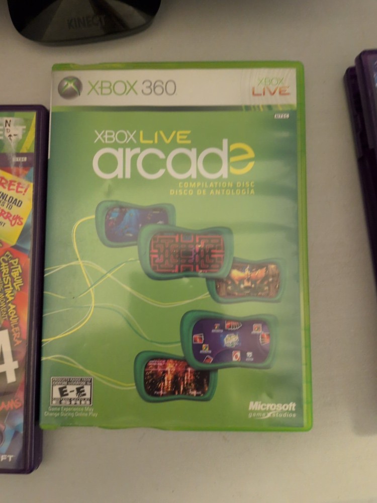 Microsoft Xbox 360 Kinect Sensor Bundle Lot of 4 Kinect Games + Sensor Tested