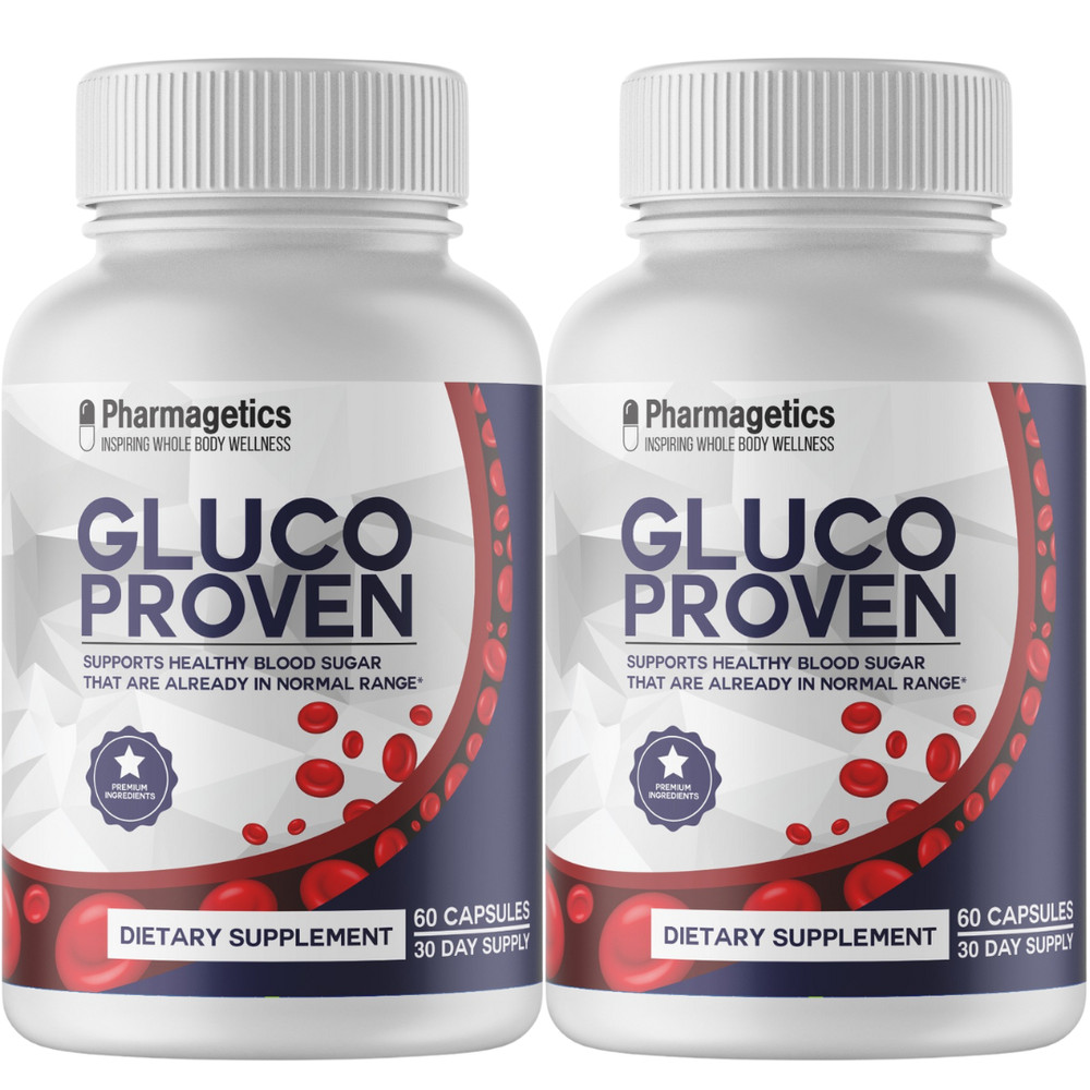 Gluco Proven, Blood Sugar Formula - 2 Bottles