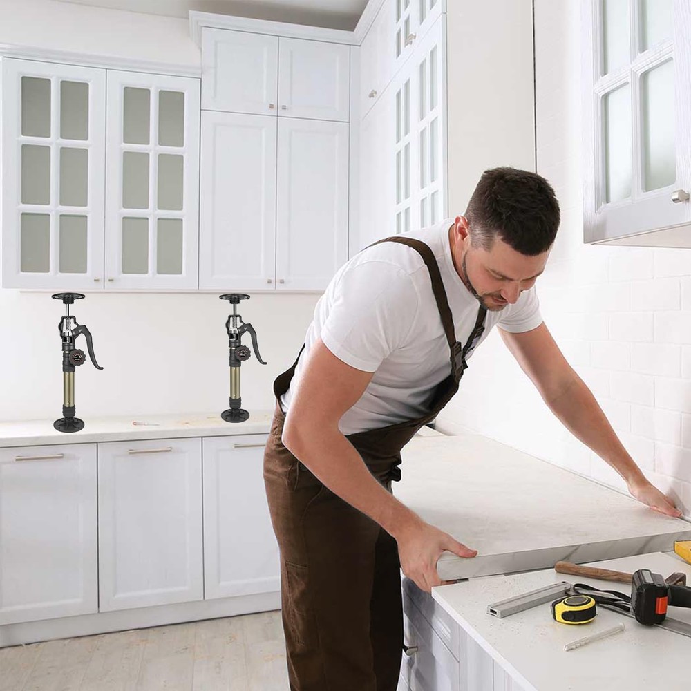 Cabinet Jacks for Installing Cabinet 3rd Hand Support System Adjustable Suppo...