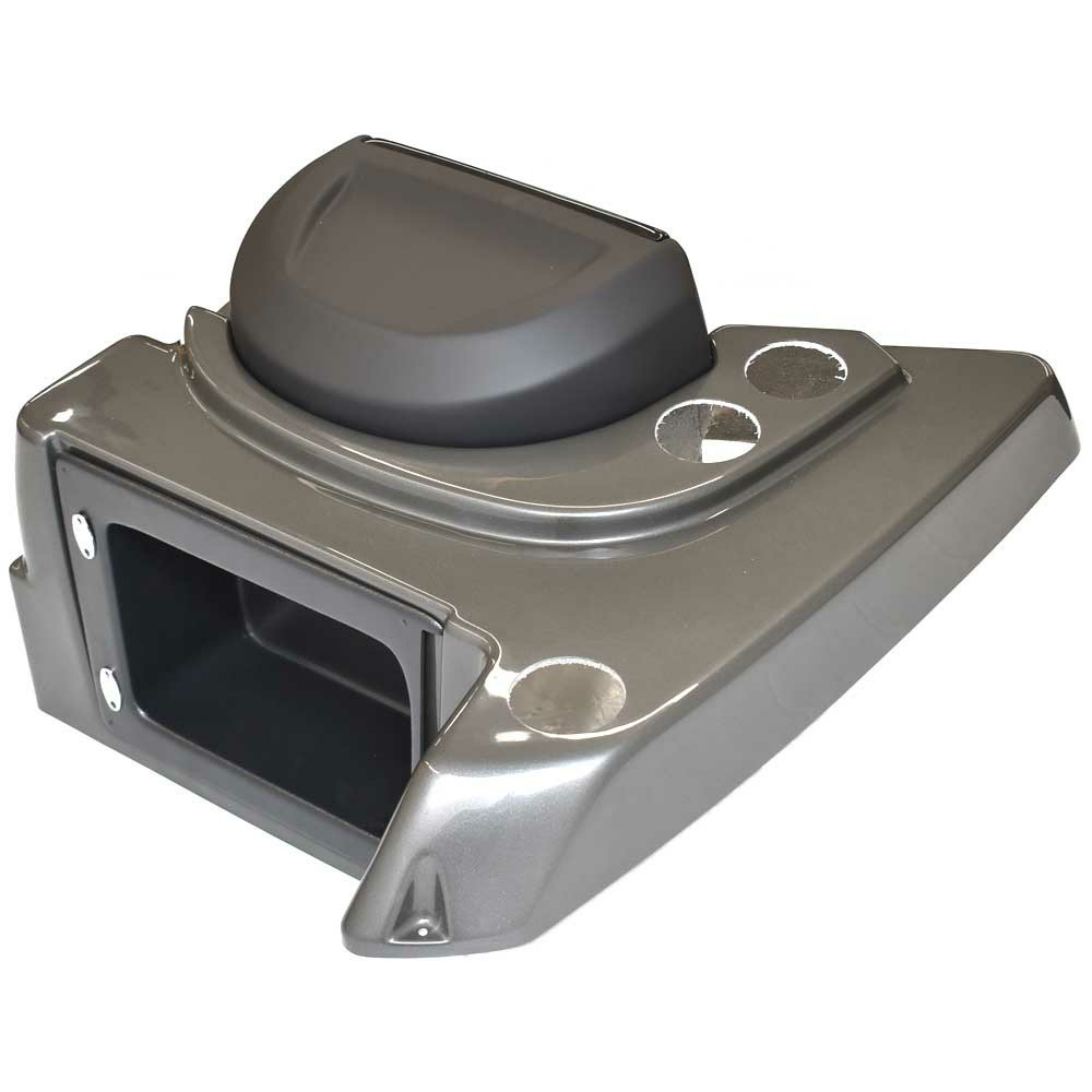 Tracker Boat Dash Console Panel F144334334 | Glove Box Metallic Silver