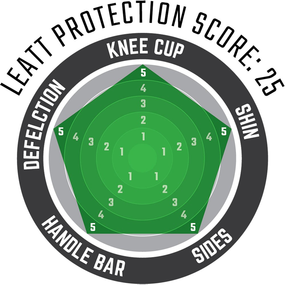 Leatt Dual Axis Knee & Shin Guard Small / Medium Black