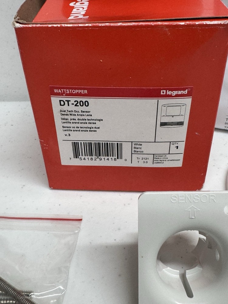 Wattstopper DT-200 Dual Technology Occupancy Sensor Wall/Ceiling Mount