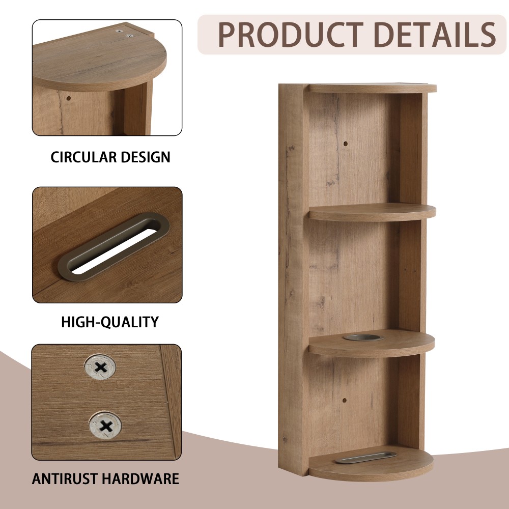 Bathroom Wall Mounted Storage Rack Float Mounting Design