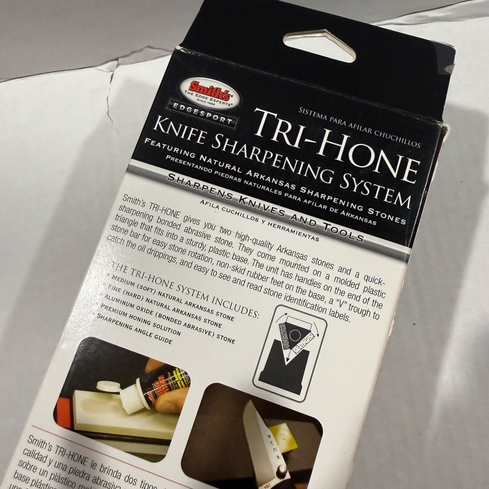 Smith’s Tri-Hone Sharpening System For Knives & Tools TRI6