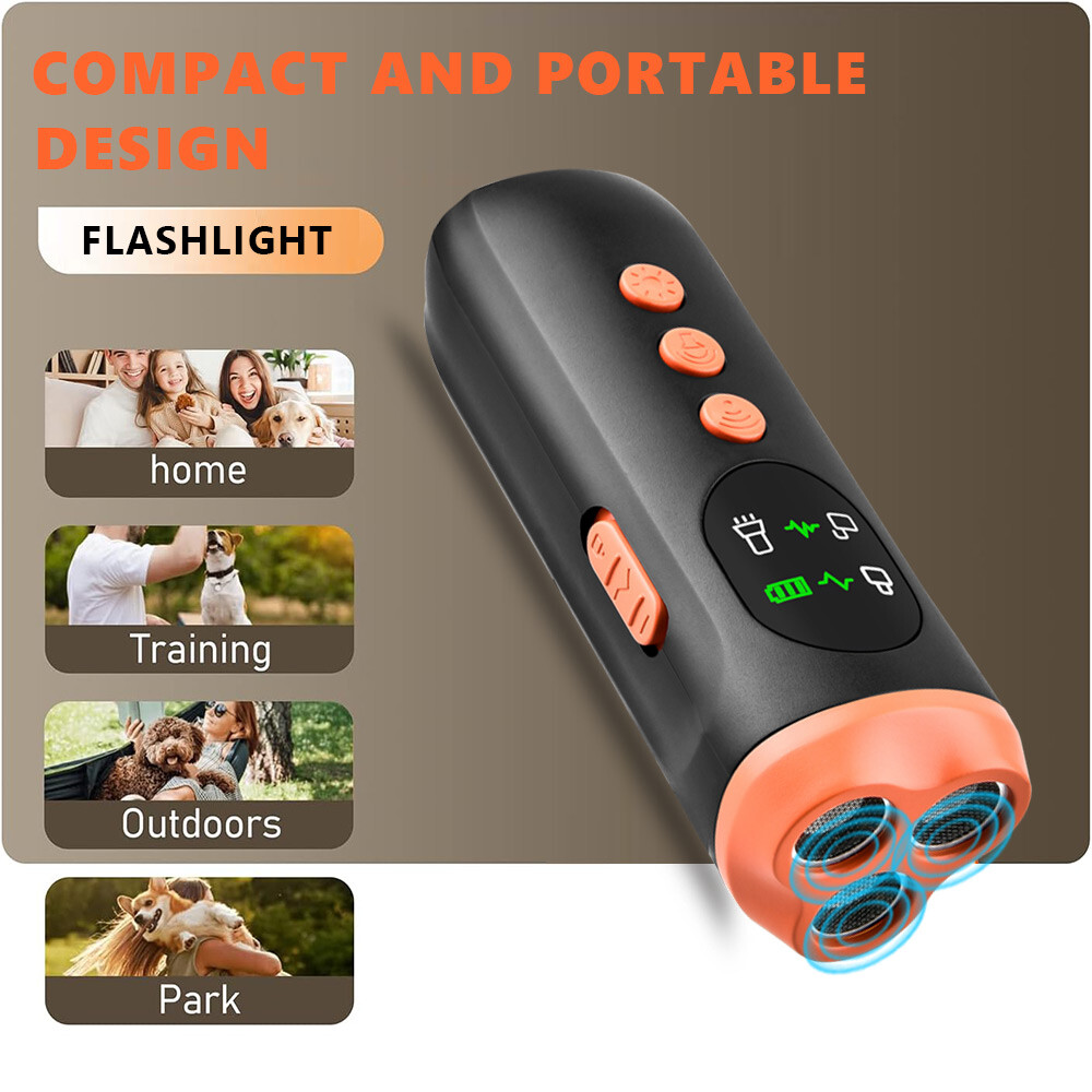 Ultrasonic Dog Repeller Anti Bark Device Stop Barking Humane Pet Training Tool