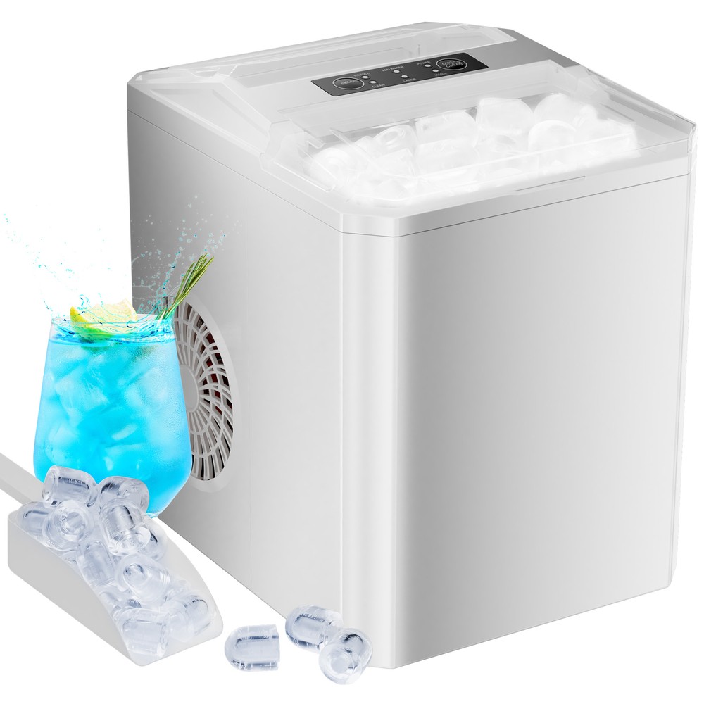 Portable Ice Maker with Self-cleaning Function - Ready in 6 Minutes for 9 Cubes
