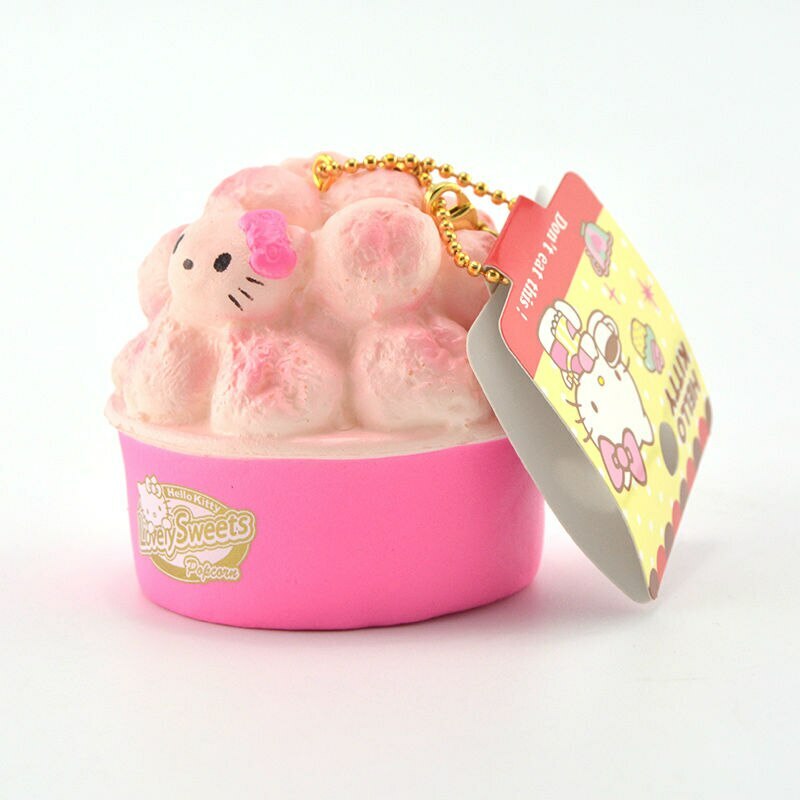 RARE* HELLO KITTY Strawberry Pop squishy with tag