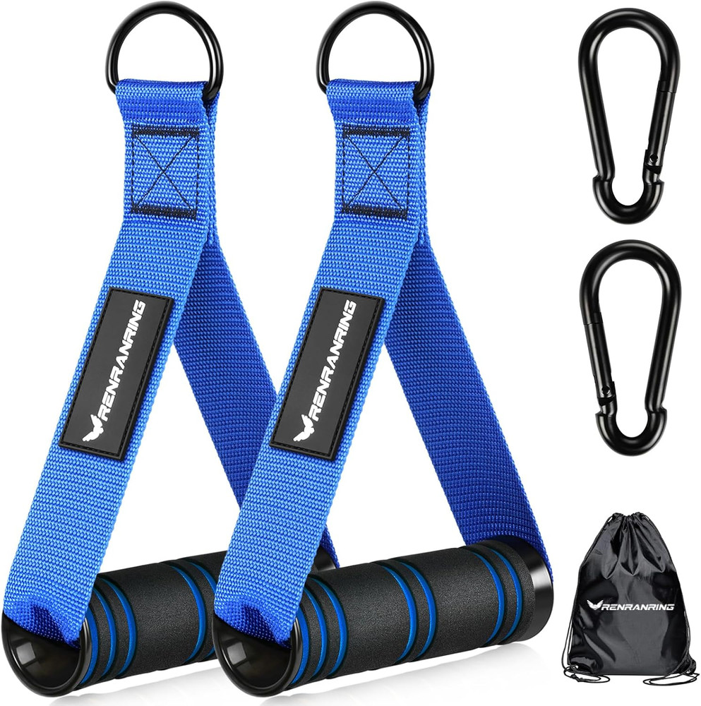 Gym Exercise Handles, Replacement Handle Attachments for Cable Machine Pulleys