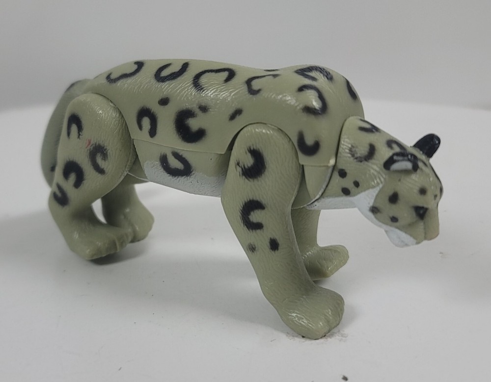 K & M International Snow Leopard Poseable Toy 2002