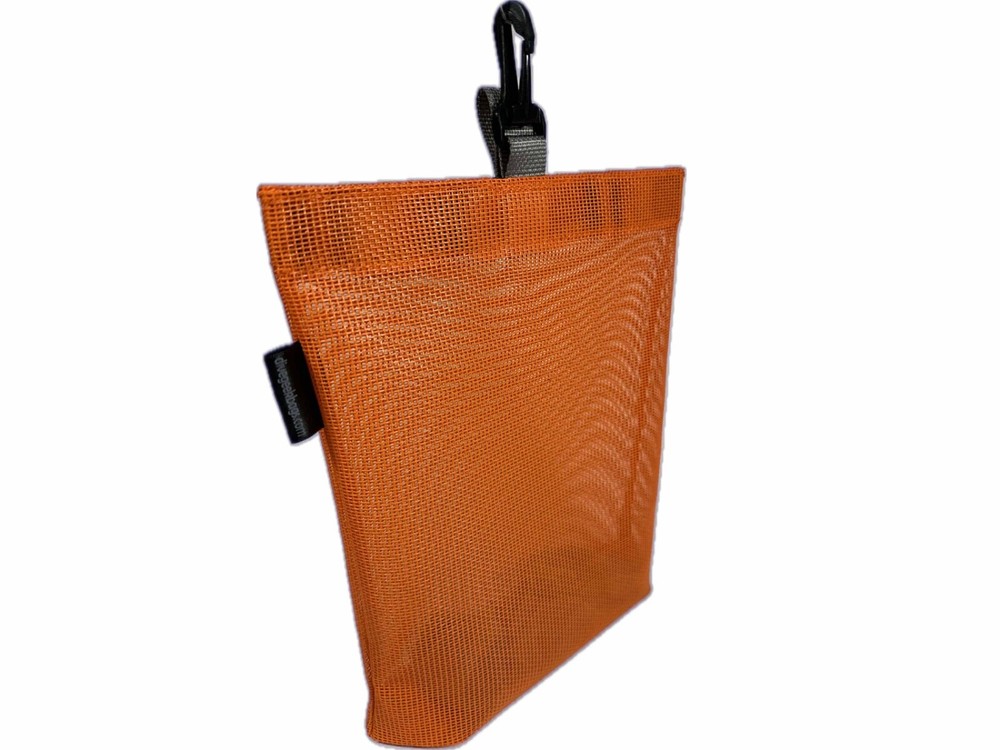 NEW! Large Dive Mesh Hook Loop Pouch- Flat Bottom