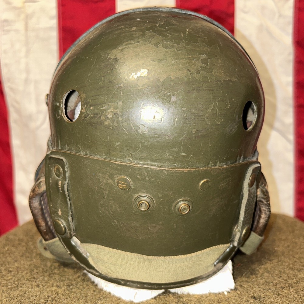 Authentic WW2 Belgian Tanker Helmet