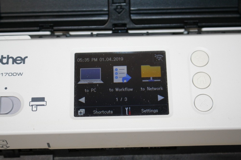 Brother ADS-1700W Wireless Compact Desktop Document Scanner