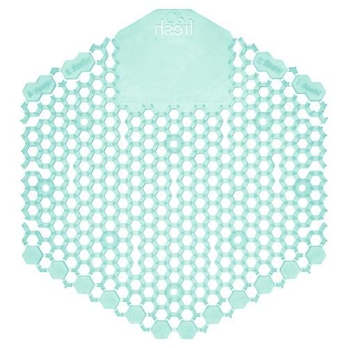 Fresh Products Wave 3D Urinal Deodorizer, Ocean Mist Scent, Blue, 10/Box