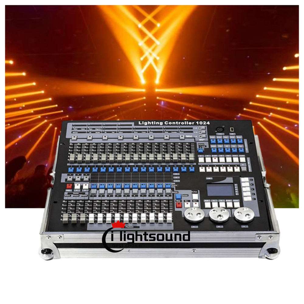 performance light controller dmx512 1024 channels pro console board +case