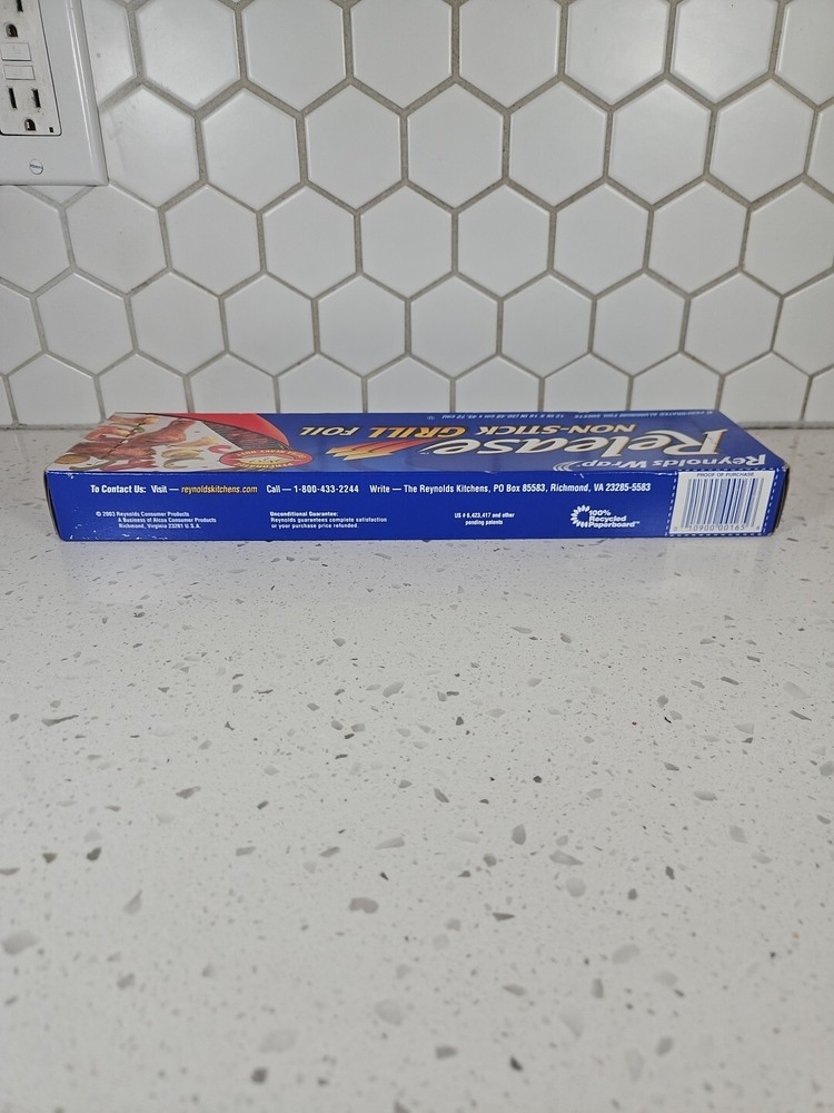 Reynolds Wrap Release Non-Stick Grill Foil Perforated 6 Sheets