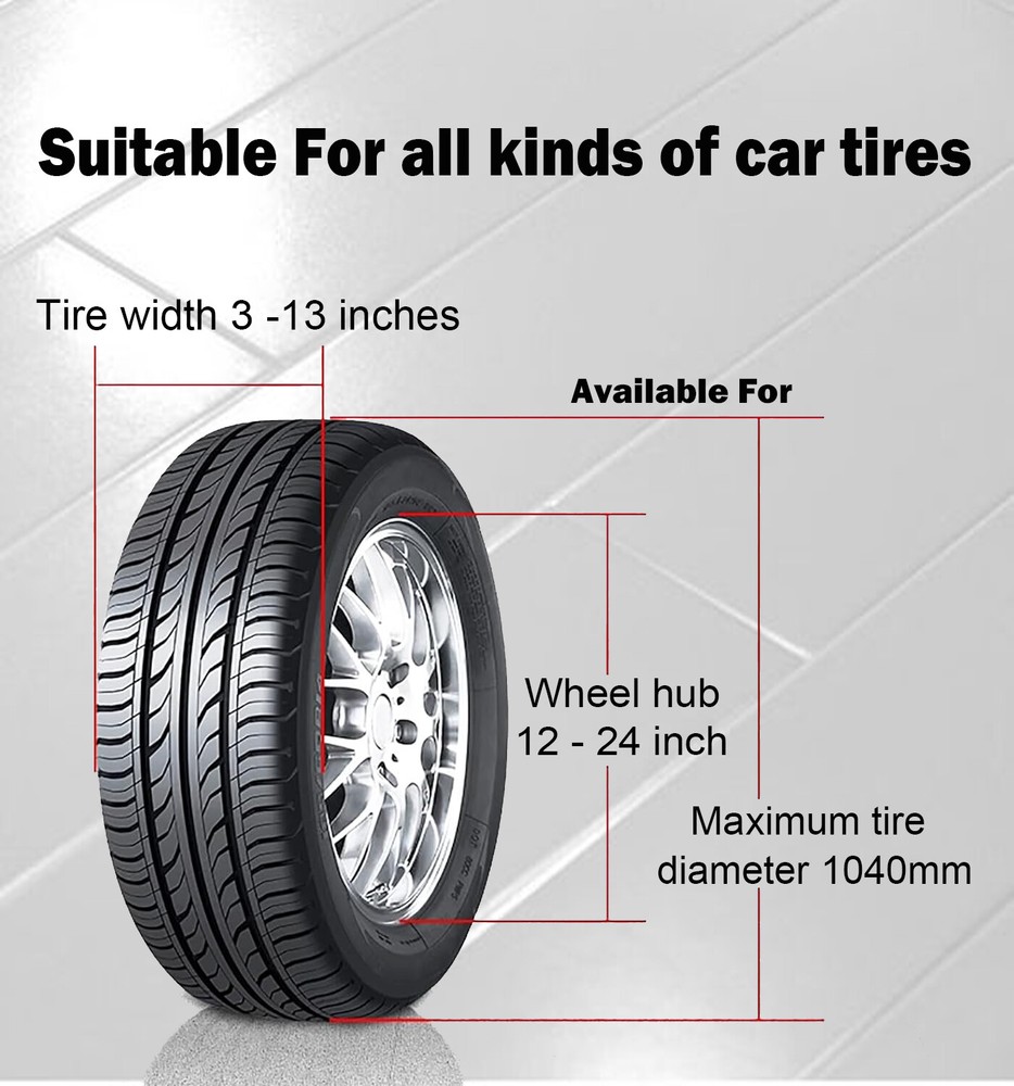 Tire Jack Tool with Roller Plate USSHIP