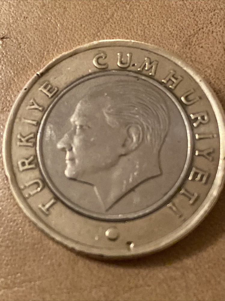 2009 Turkey 1 Lira Bi-Metallic