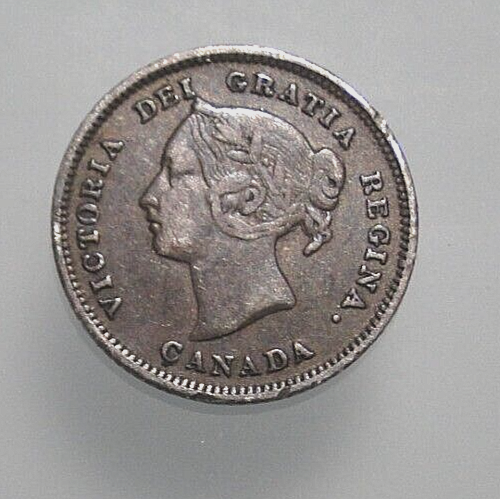 CANADA 1881H 5 CENTS COIN KM # 2