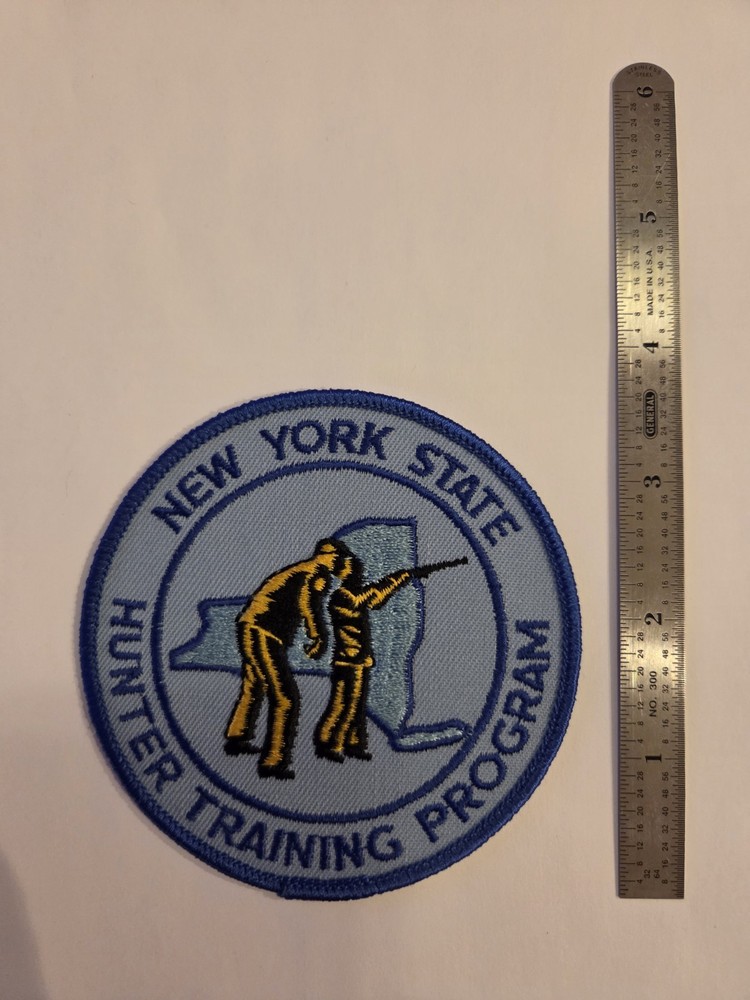 New York Hunter Training Program Patch (NY Game Fish Safe Hunter Patches)