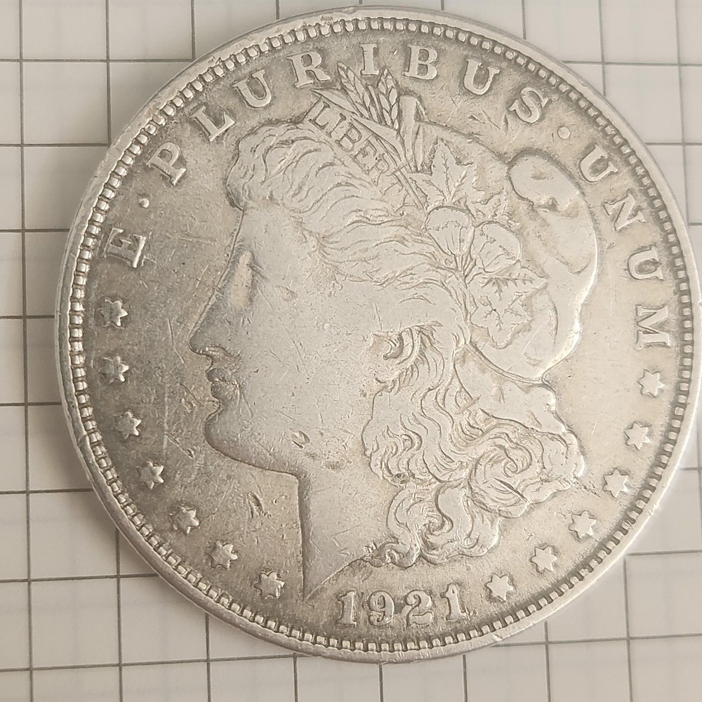 1921 P Morgan Silver Dollar