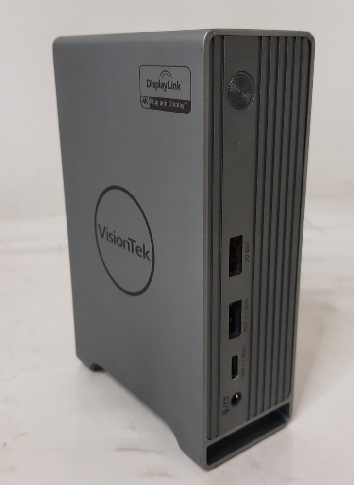 VisionTek VT7100 USB-C Dock | DisplayLink 4K Plug And Display - No Cables