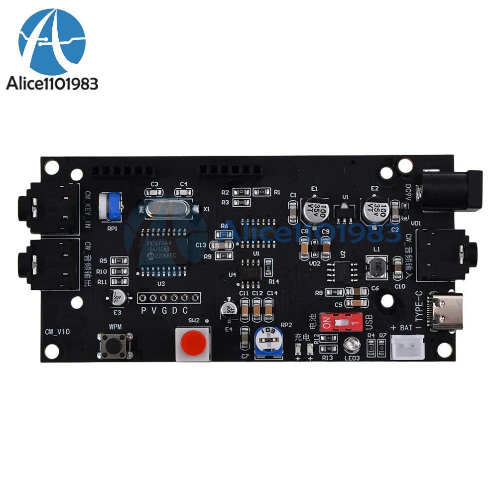 LCD1602 Ham Radio Essential CW Decoder Morse Code Reader Translator Decoder