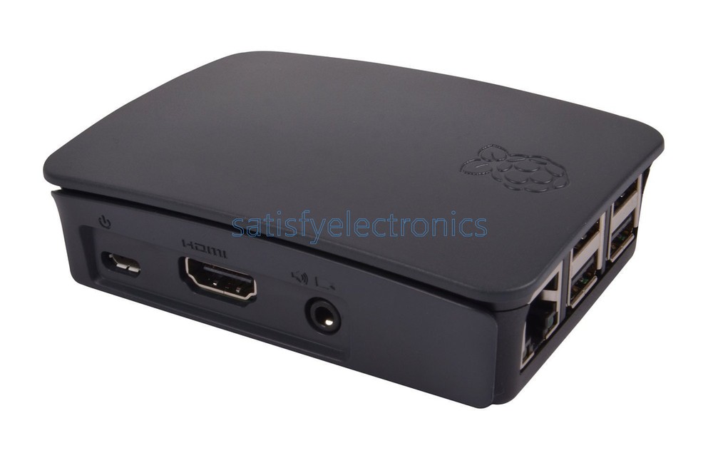 Official Raspberry Pi 3 Case Enclosure ABS Box Cover Black For Raspberry Pi 3