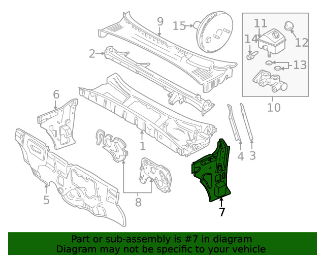 Genuine GM Side Panel 21018523