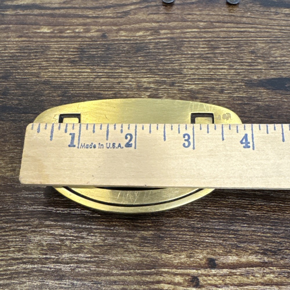 Drexel Passage Drawer Pull Handle Campaign Brass KBC N-16827 Replacement MCM