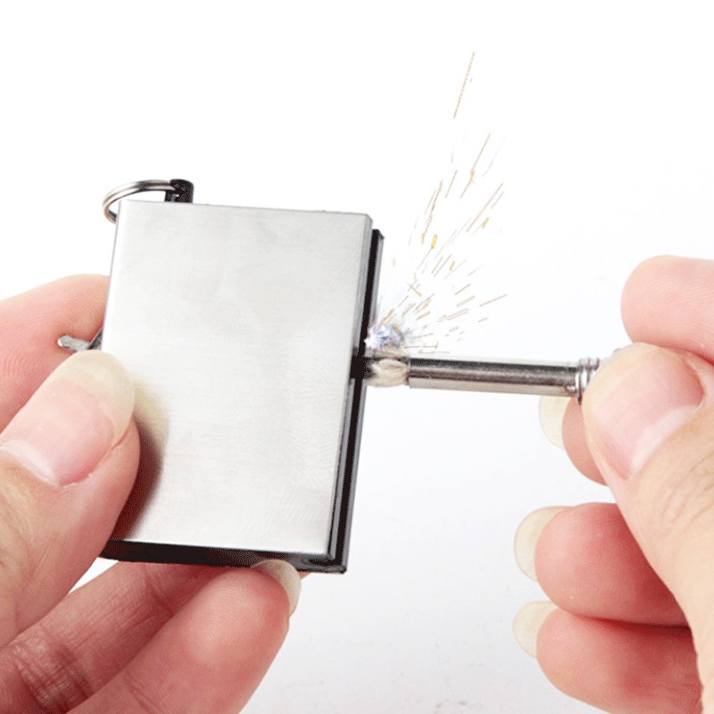 5PCS Waterproof Lighter Match Fire Starter Permanent Striker Emergency Survival