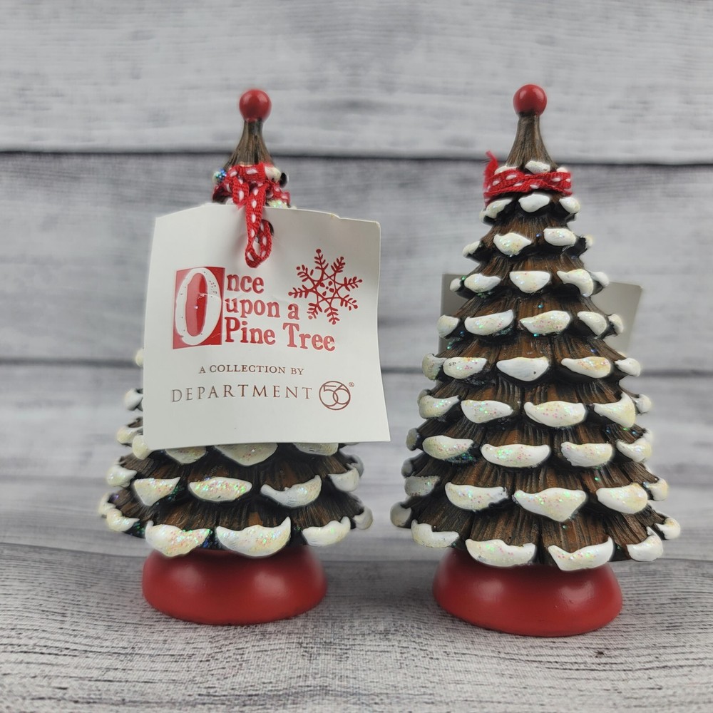 Department 56 Once Upon A Pine Tree- 2 Pine Trees 4030679
