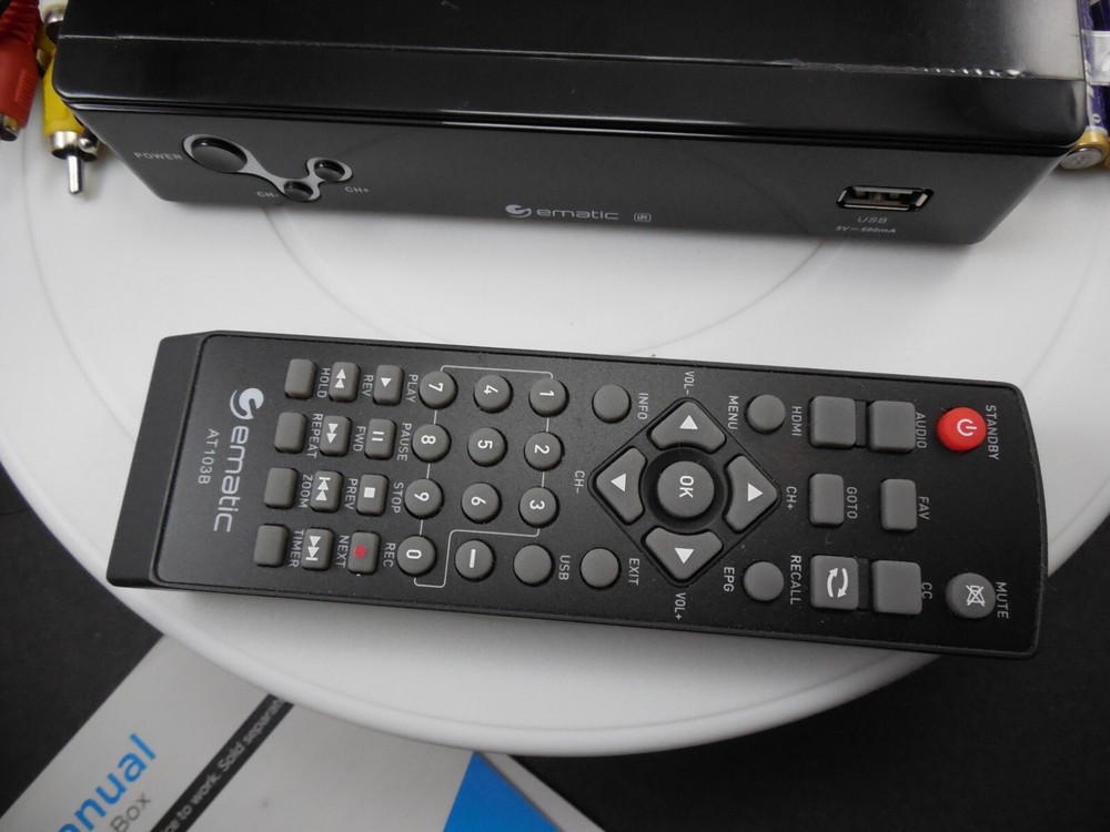 Ematic Digital TV Converter Box & Remote/record programs!